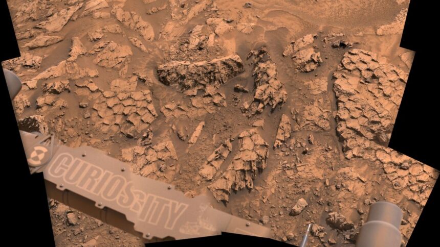 Curiosity нашёл на Марсе тысячи «чешуек» — загадочные полигоны