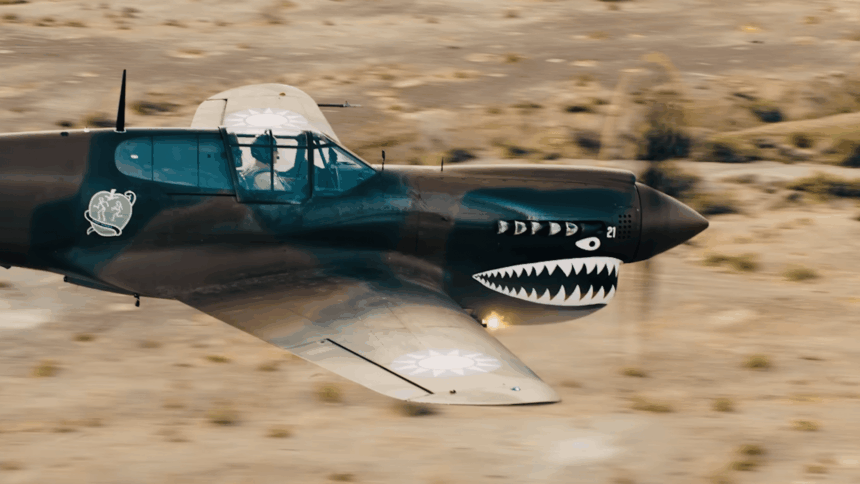 Возрожденный P‑40 Warhawk впервые за 80 лет выстрелил пулемётами